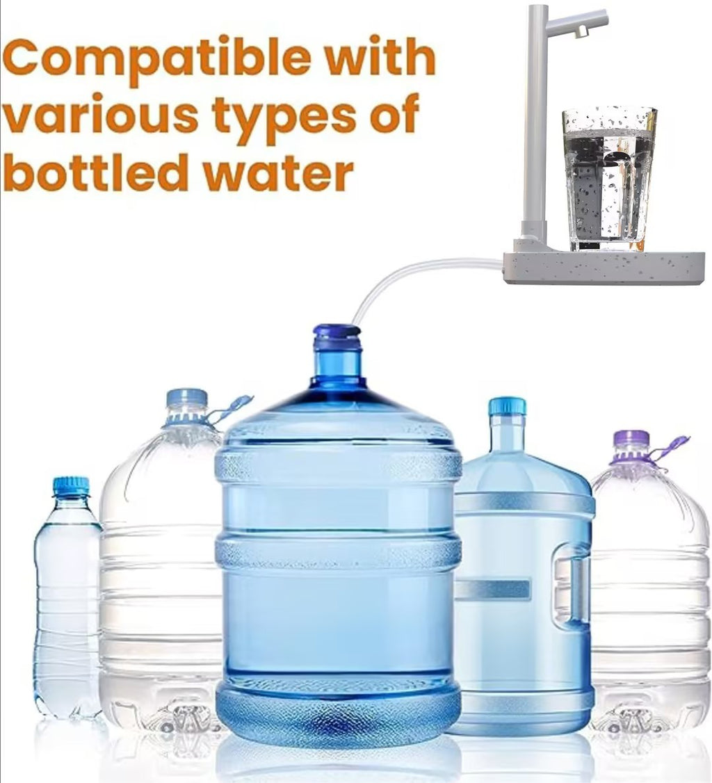Shopi Vella automatic water bottle dispenser compatible with various types of bottled water