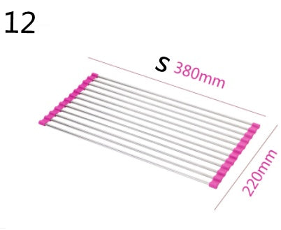 Shopi Vella Foldable Kitchen Sink Rack Stainless Steel