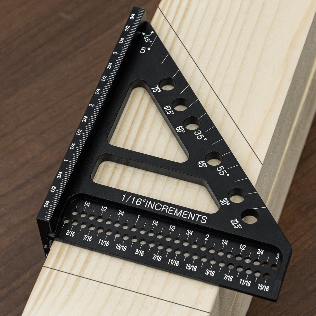 The Black Right-angle Ruler Is Suitable For Various Scenarios Including Construction, DIY Handicrafts, And Mathematics Learning. Its Precise Measurement Function Helps To Achieve Efficient Work.
