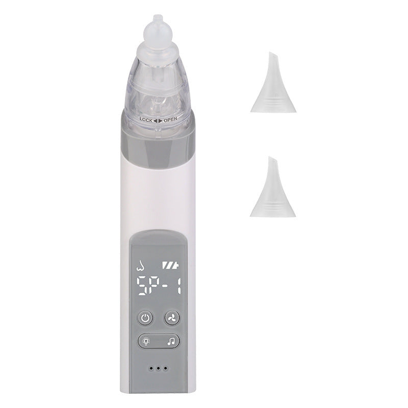 Shopi Vella electric nasal aspirator for babies with digital display and two suction tips