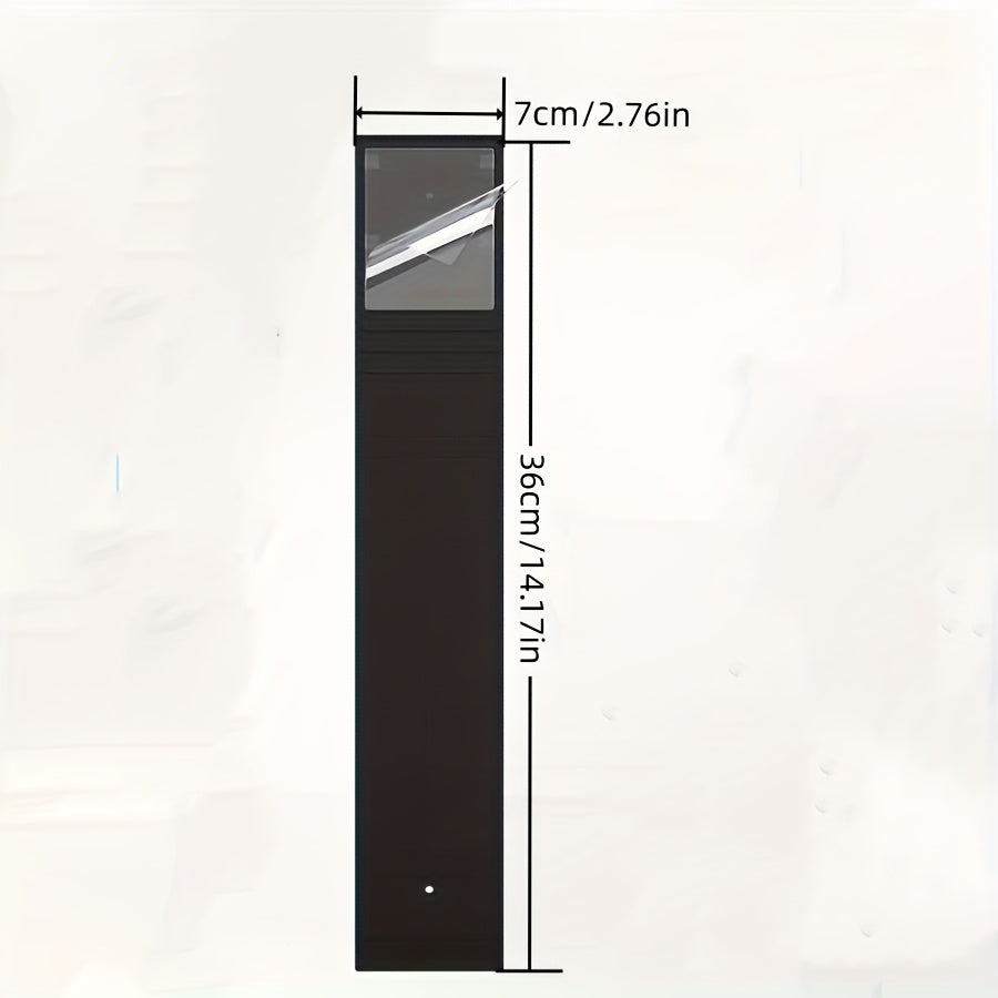 Shopi Vella slim black baseball cap wall rack with dimensions 36cm by 7cm for organized storage