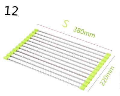 Shopi Vella Foldable Kitchen Sink Rack Stainless Steel