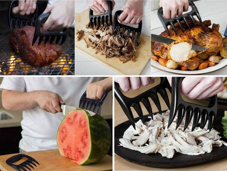 Bear claw meat shredder for BBQ shredding cooked meat and slicing watermelon easily by Shopi Vella