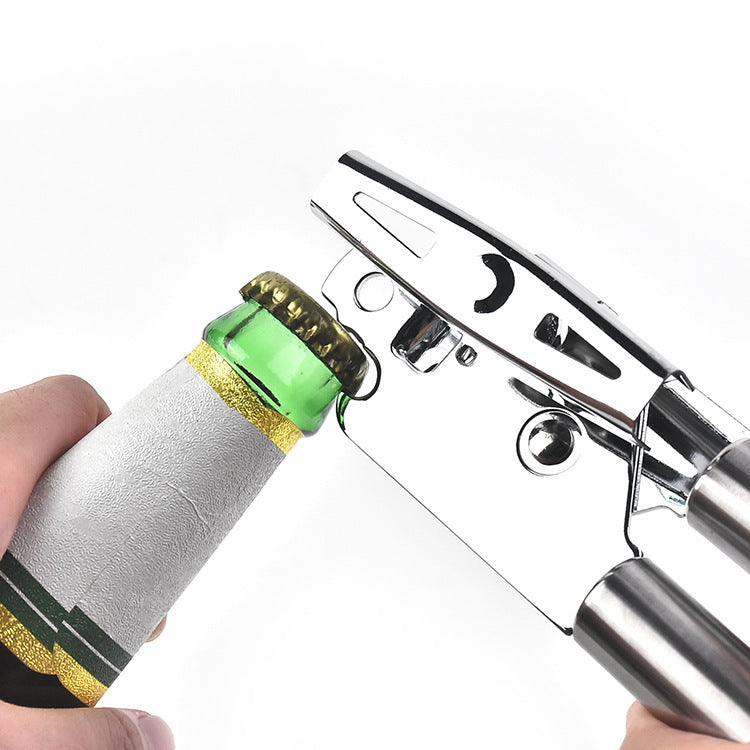 Shopi Vella stainless steel can opener opening a bottle cap best can opener for kitchen storage