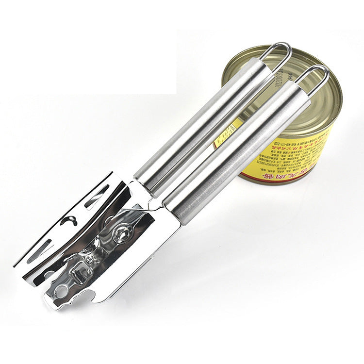 Shopi Vella stainless steel best can opener for kitchen storage with ergonomic handles and sharp cutting blade