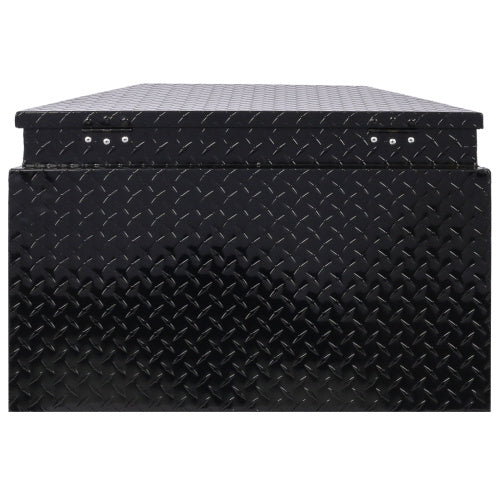 Shopi Vella black diamond plate 29 inch truck bed tool box for secure storage