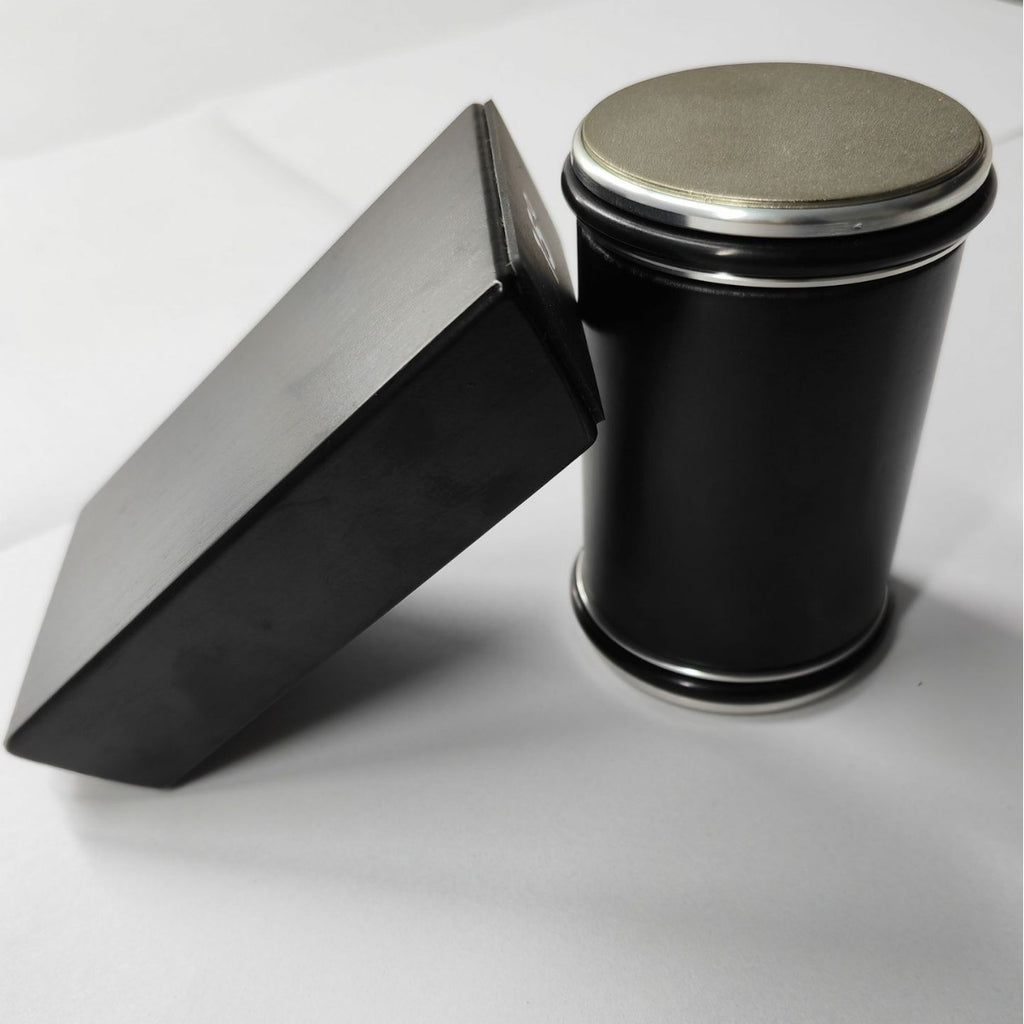 Shopi Vella adjustable angle kitchen sharpener with sleek black and silver design for precise knife sharpening