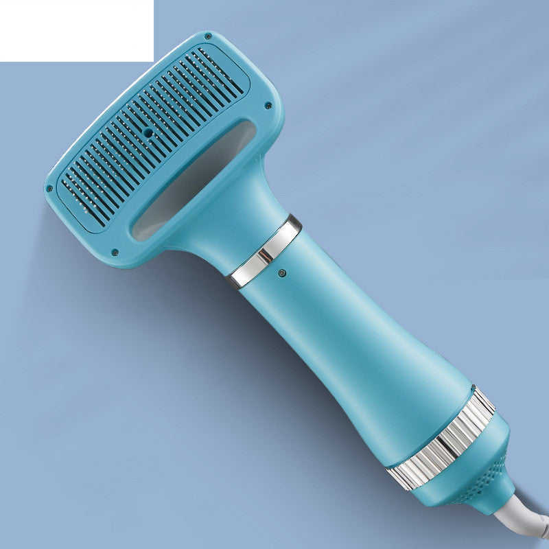 Shopi Vella blue dog grooming hair dryer with ergonomic handle for efficient pet drying