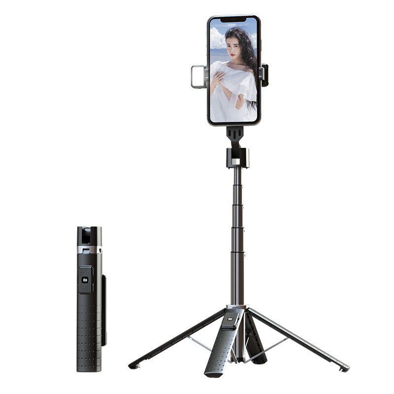 Shopi Vella Bluetooth selfie stick with fill light featuring tripod stand and phone holder