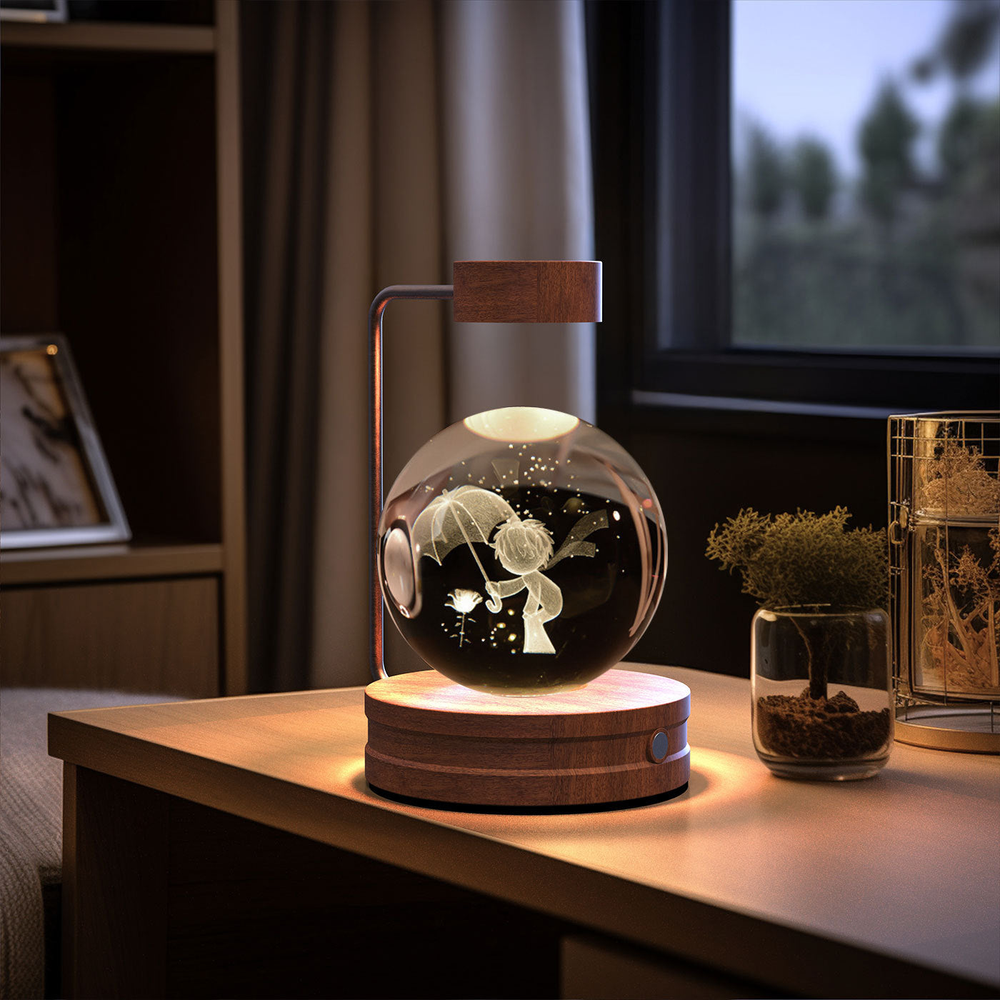 Shopi Vella Birthday Gift Crystal Ball Lamp - Decorative Stationery