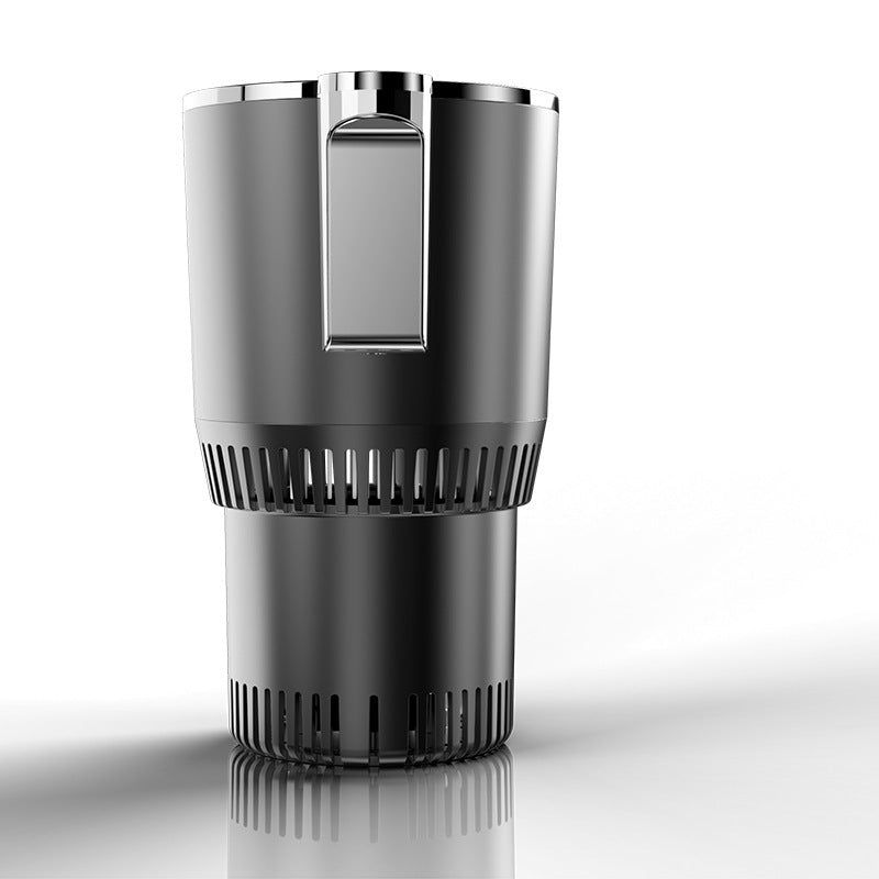 Shopi Vella cooling cup designed as a car cup holder warmer cooler in sleek black finish