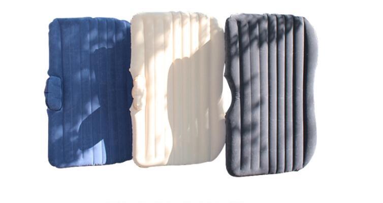 My Store car inflatable bed in blue beige and gray colors ideal for car travel and camping