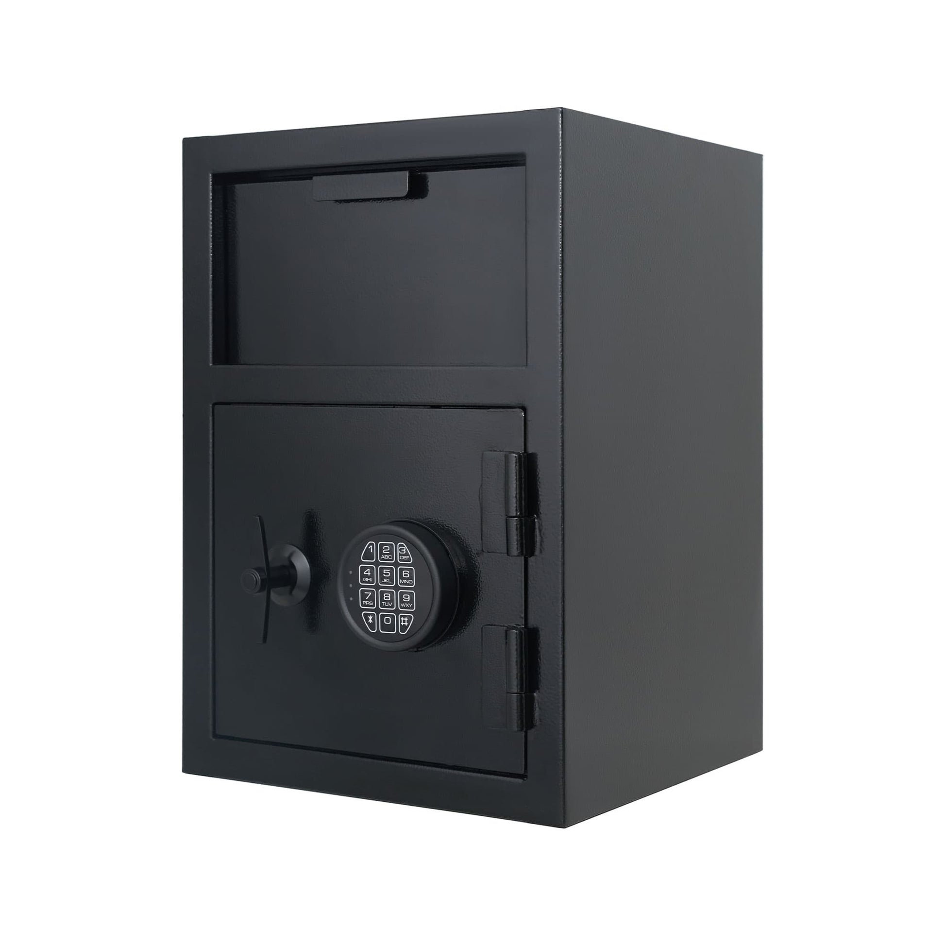 Shopi Vella carbon steel depository safe with electronic lock black secure storage box