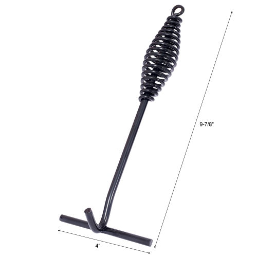 Shopi Vella black metal handle lifter for outdoor camping deep pot with spring grip