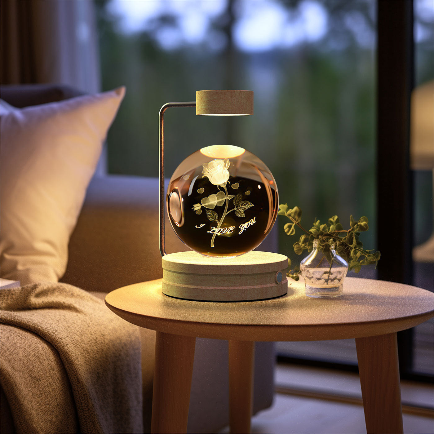 Shopi Vella Birthday Gift Crystal Ball Lamp - Decorative Stationery