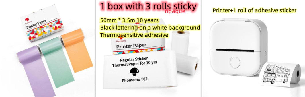 Shopi Vella Portable Mini Thermal Label Printer - Multiple Colors