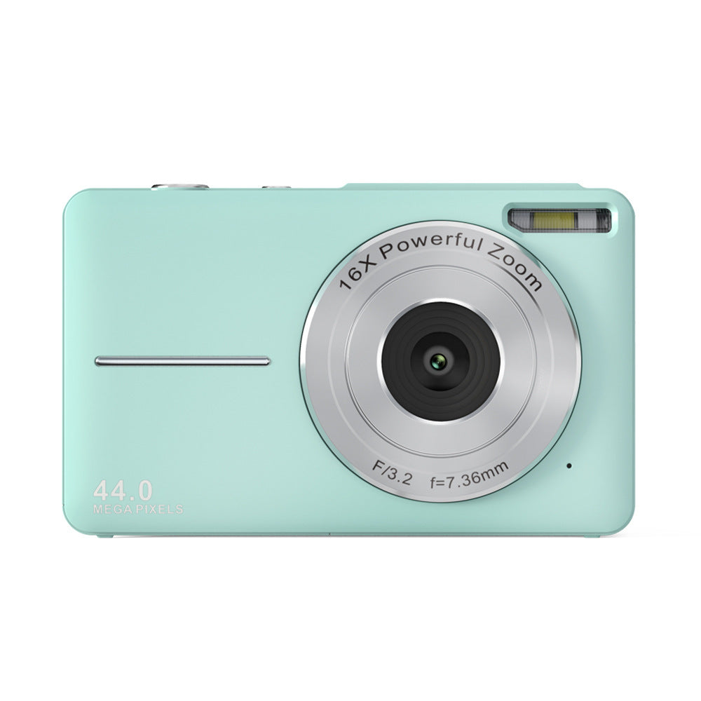 Shopi Vella children's HD camera gift in mint green with 16X powerful zoom and 44 megapixels