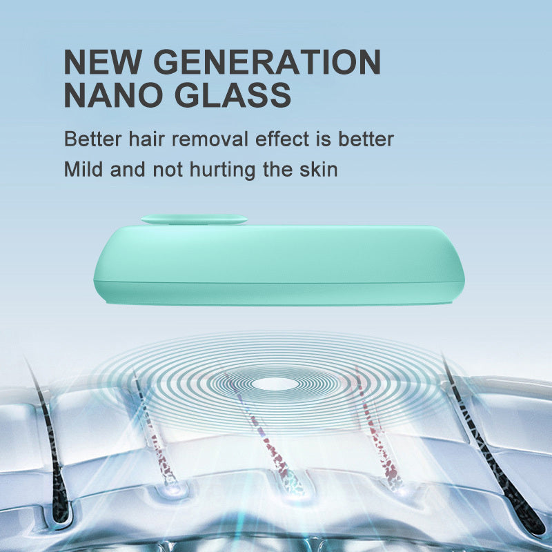 Shopi Vella crystal hair removal tool with new generation nano glass for gentle and effective hair removal