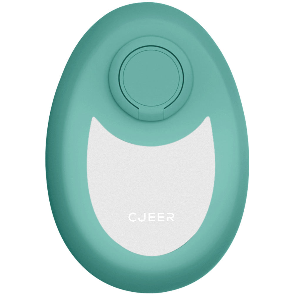 Shopi Vella crystal hair removal tool in teal and white for effective bathroom storage and grooming