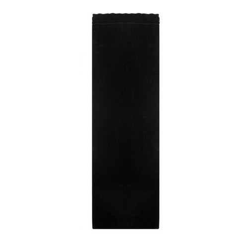 Black storage pouch for colorful stainless steel straws by Shopi Vella to keep straws clean and portable