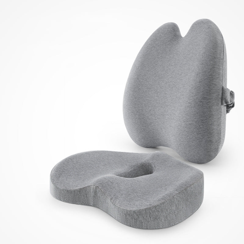Shopi Vella comfortable car seat cushion for long drives in gray memory foam set