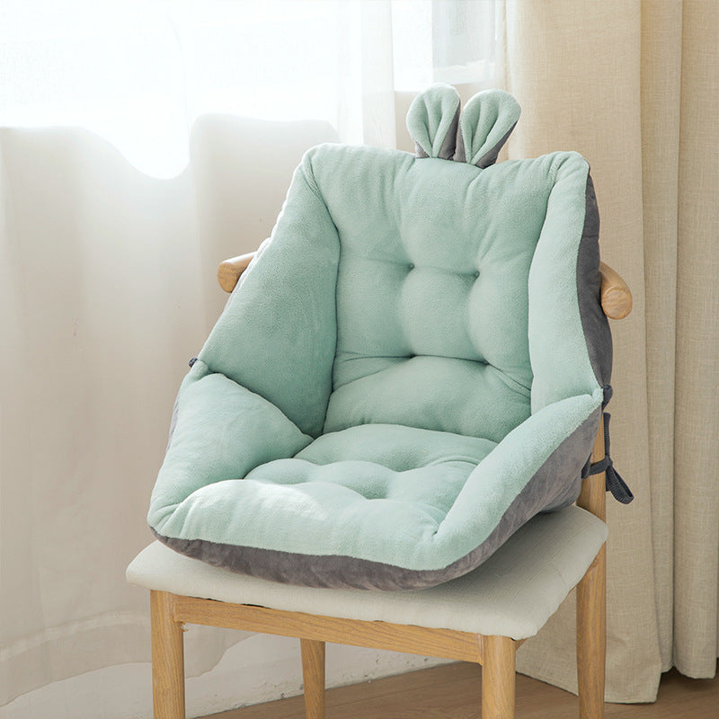 Shopi Vella comfortable seat cushion for home office with soft plush fabric and bunny ear design