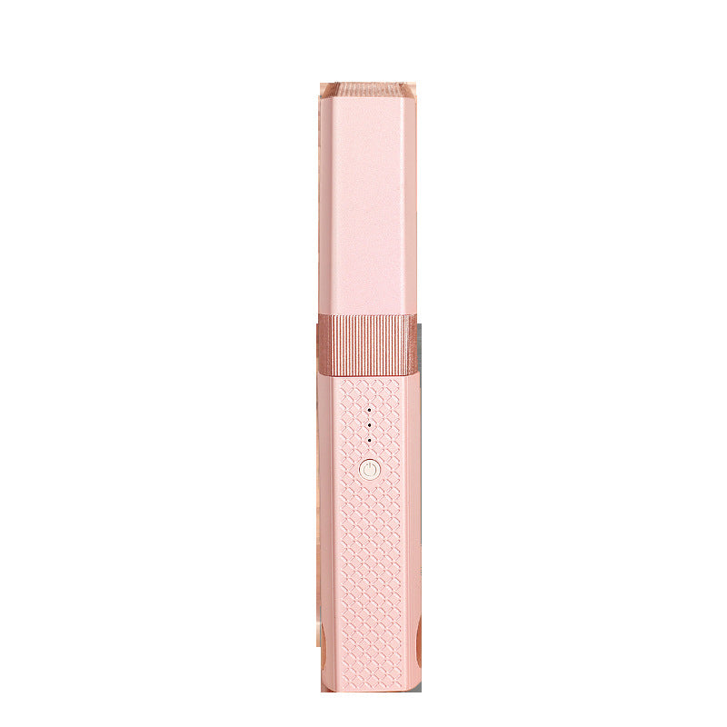 Shopi Vella sleek pink cordless hair straightener for travel with compact design for easy home storage