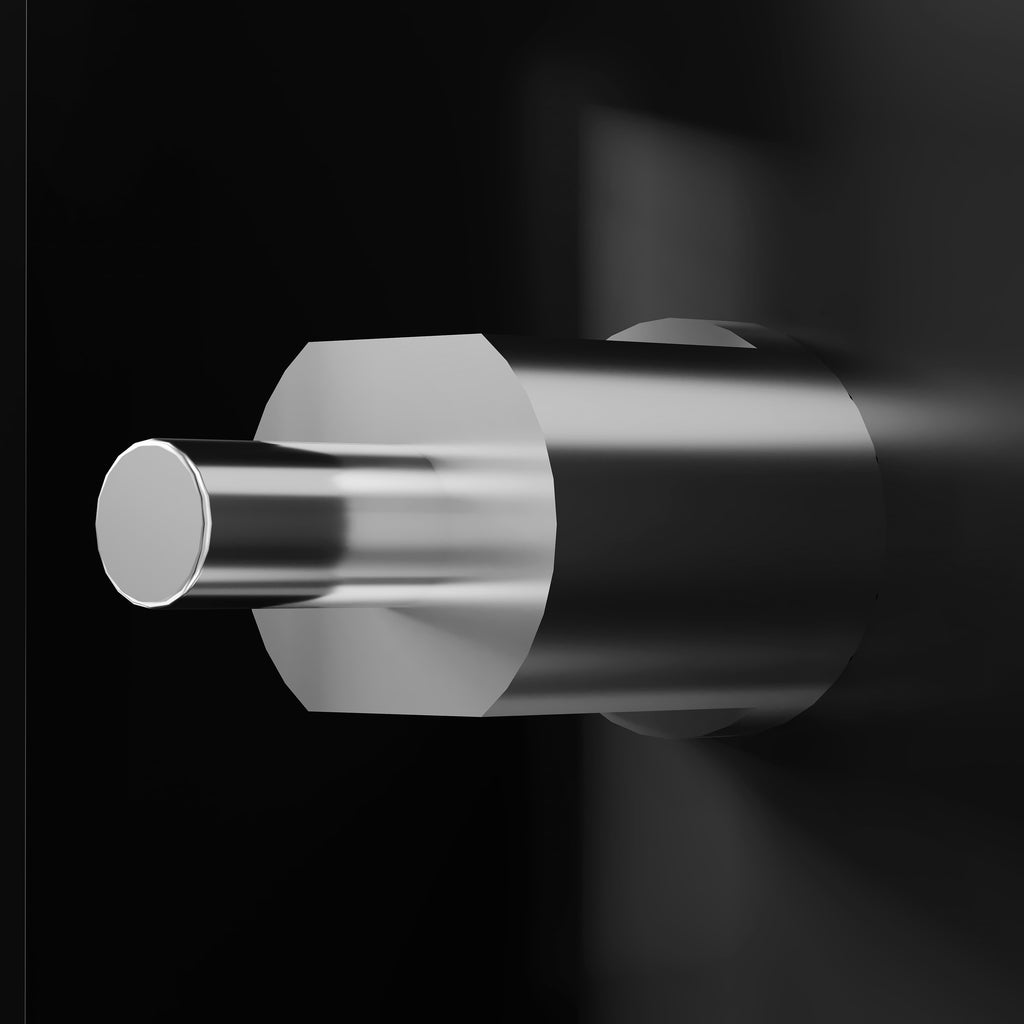 Close-up of a weather resistant steel package mailbox locking mechanism by Shopi Vella
