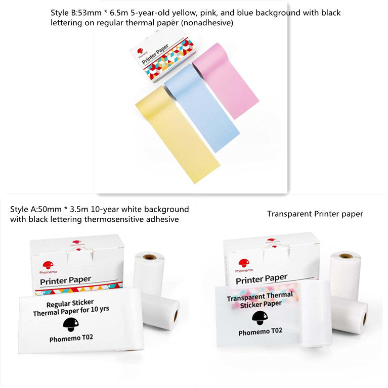 Shopi Vella Portable Mini Thermal Label Printer - Multiple Colors