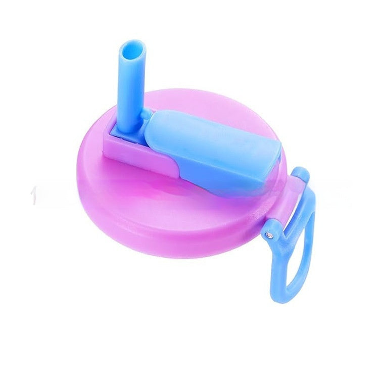 Shopi Vella Reusable Soda Can Lid with Straw - Colorful