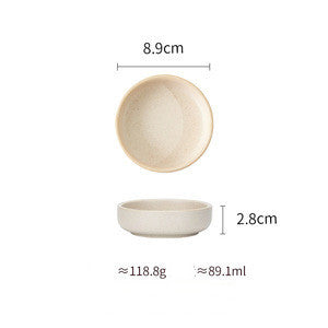 Shopi Vella Pure Color Ceramic Plate Set - Elegant Dinnerware