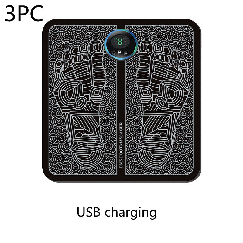 Shopi Vella electric foot circulation pad with USB charging and foot pattern design for home use