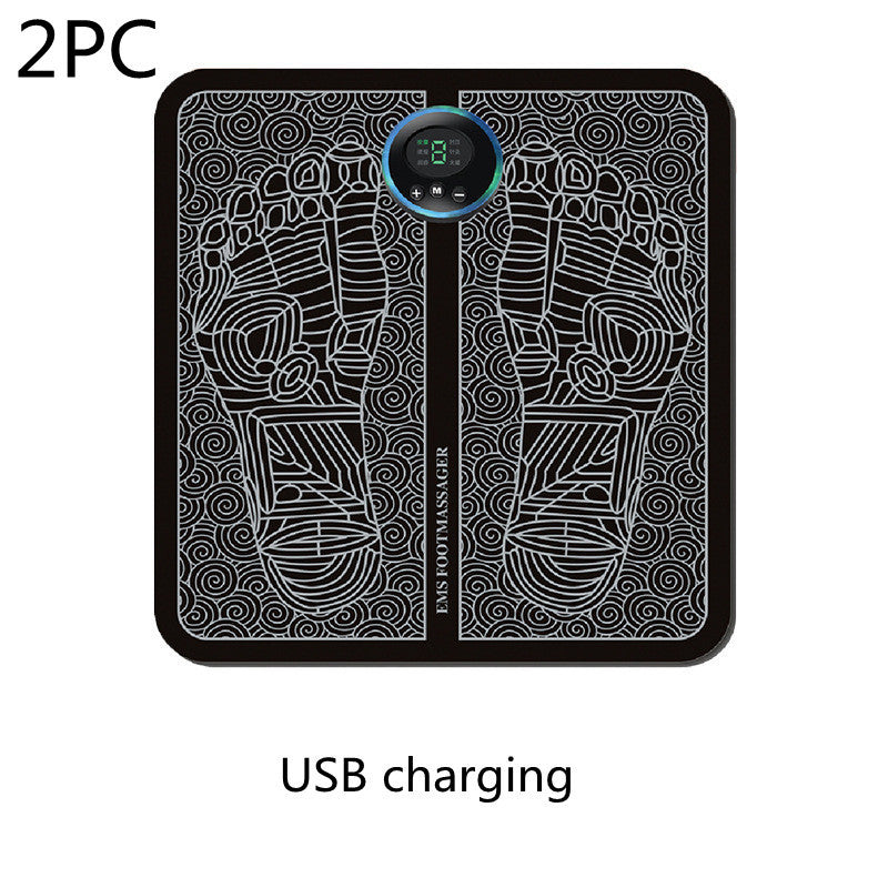 Shopi Vella electric foot circulation pad with USB charging and foot pattern for home use