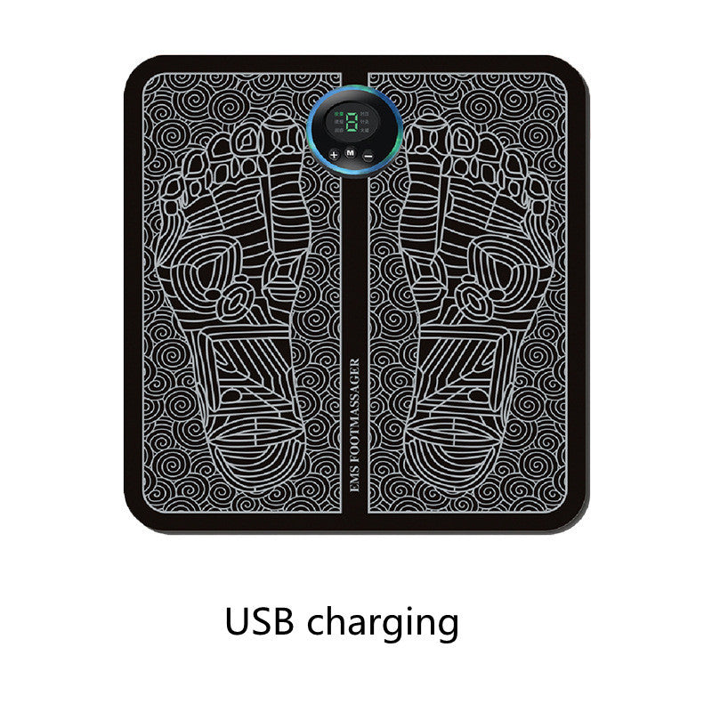 Shopi Vella electric foot circulation pad with USB charging and foot massage design for home use