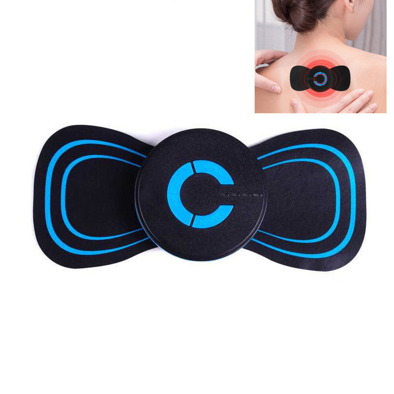 Shopi Vella electric neck and shoulder massager black with blue accents for muscle relaxation