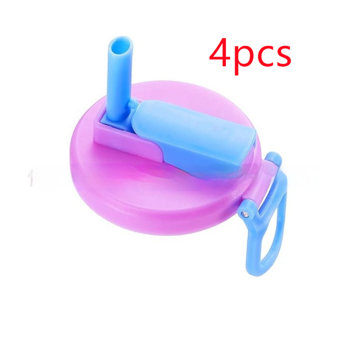 Shopi Vella Reusable Soda Can Lid with Straw - Colorful