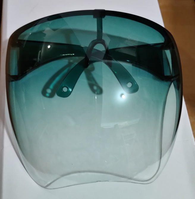 Shopi Vella faceshield protective glasses with tinted shield and adjustable frame for full face coverage