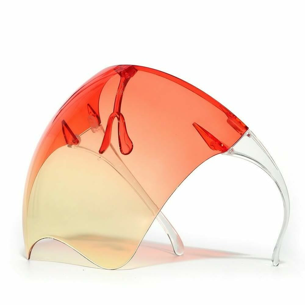Shopi Vella faceshield protective glasses with red and yellow tinted visor for home storage safety