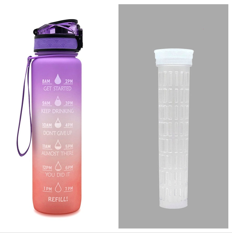 Shopi Vella Motivational Water Bottle with Time Marker