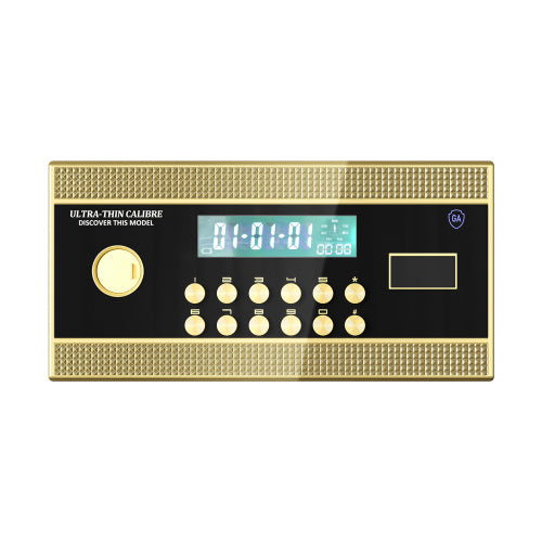 Shopi Vella fireproof waterproof safe box 7 cubic feet digital control panel with gold and black design