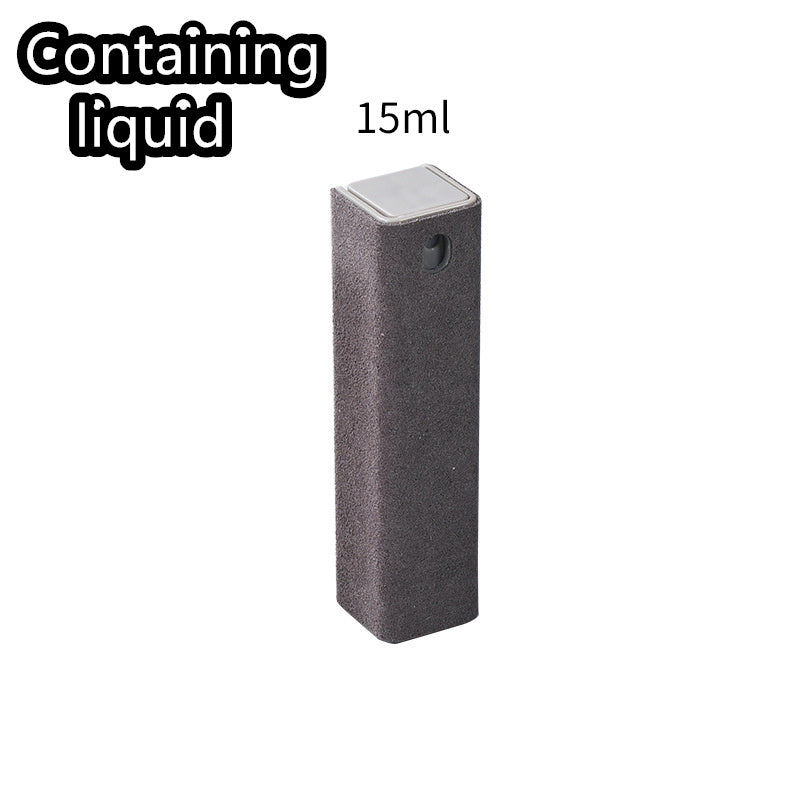 Shopi Vella 2 in 1 phone screen cleaner spray in 15ml dark gray storage bottle
