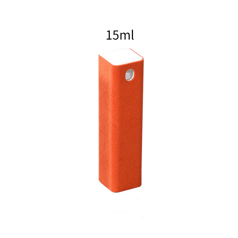 Shopi Vella 15ml orange storage bottle with 2 in 1 phone screen cleaner spray for easy cleaning