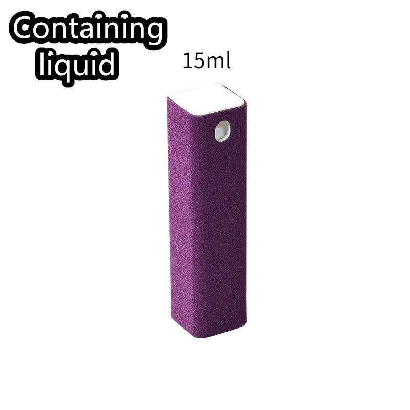 Shopi Vella 2 in 1 phone screen cleaner spray 15ml purple storage bottle with liquid