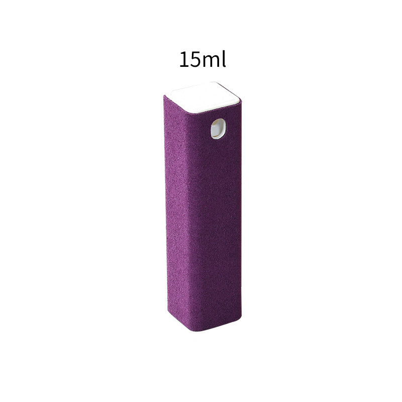 Shopi Vella 15ml 2 in 1 phone screen cleaner spray storage bottle in purple
