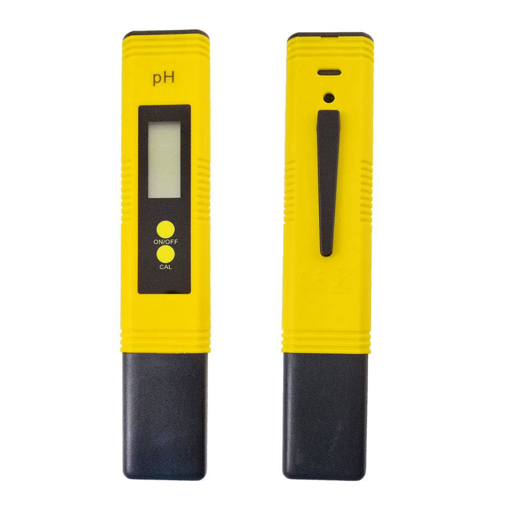 Shopi Vella digital pH meter for aquarium with yellow body and black protective cap