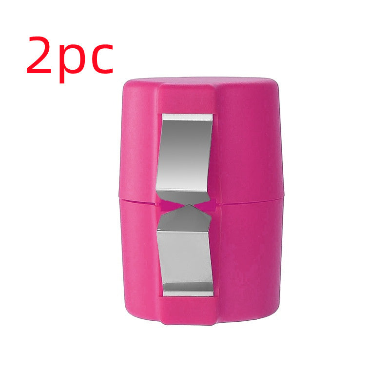 Shopi Vella pink egg shell opener tool with stainless steel blades for easy egg cracking