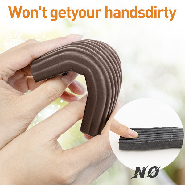 Shopi Vella lazy hand wash-free mop foam cleaning pad demonstrating flexibility and easy cleaning