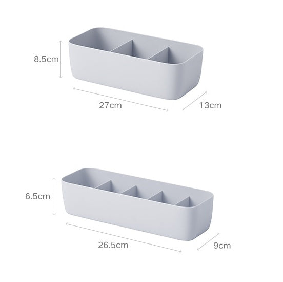 Shopi Vella underwear drawer organizer set with multiple compartments and dimensions for efficient storage