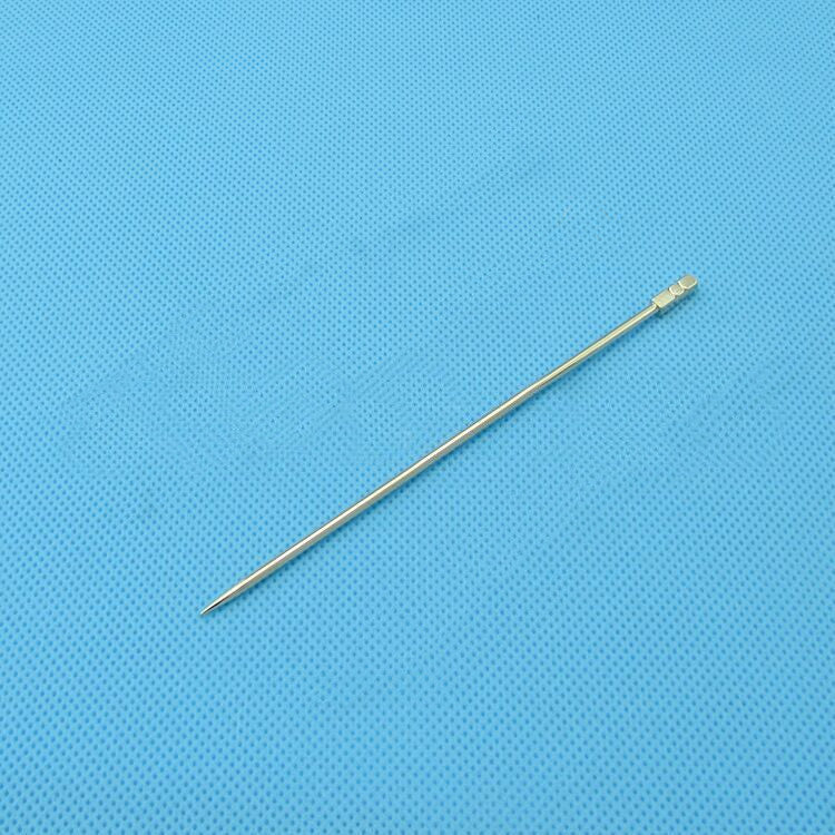 Shopi Vella gold metal fancy cocktail picks for parties with pointed tip on blue background