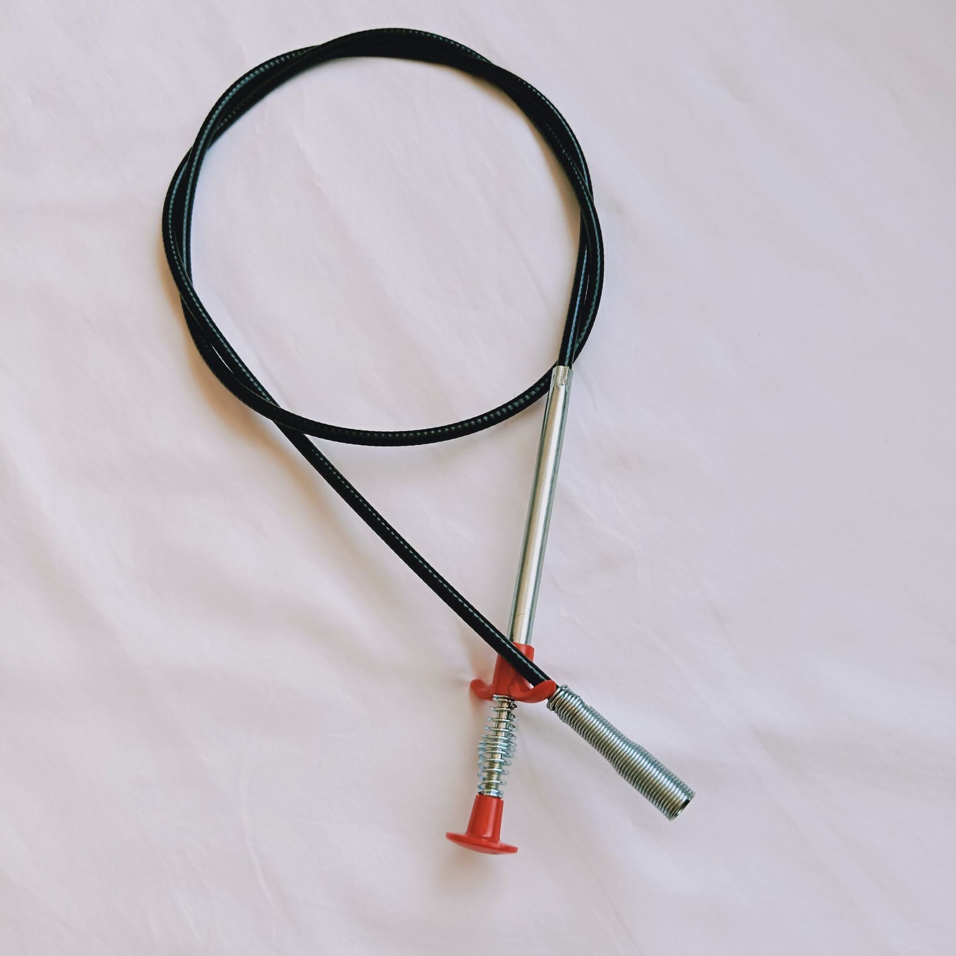 60cm hair cleaner for kitchen sink with flexible black cable and metal handle from My Store